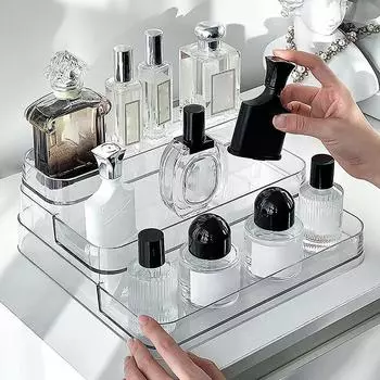 3-уровневая настольная полка для духов, косметический органайзер для домашних животных, стеллаж для хранения духов, подставка для куклы, кухонный органайзер для приправ