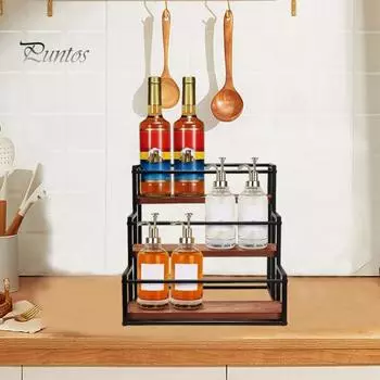 3-уровневая стойка для кофейного сиропа, держатель для 12 бутылок сиропа, прочный органайзер для бутылок вина, витрина, полка для хранения на прилавке, кофейный бар, кухня кофейный