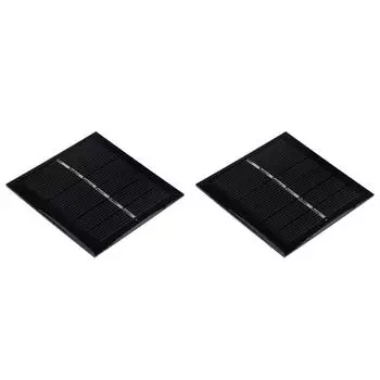 3 В 0,6 Вт солнечная панель эпоксидный поликристаллический кремний DIY аккумулятор зарядка QDE