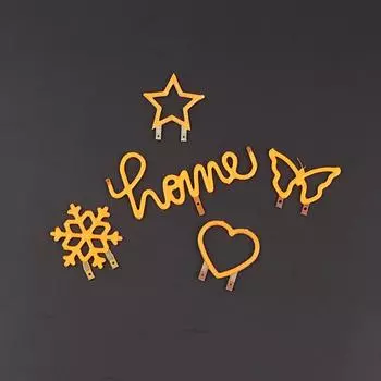 3 В светодиодный Cob гибкий нитевидный теплый диодный рождественский светильник для украшения праздничной вечеринки светильник для самостоятельной сборки лампочек в форме сердца, бабочки, снежинки, детали светильника snowflake