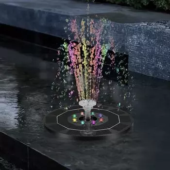 3 Вт/3,5 Вт/5,5 Вт солнечные фонтаны с 6 насадками светодиодный солнечный насос для фонтана солнечный насос для пруда для фонтана для птиц