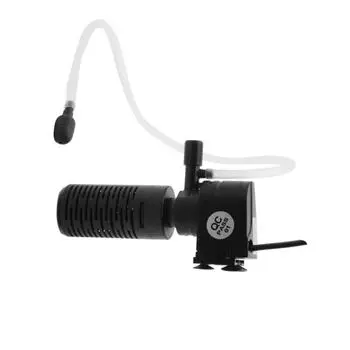 3 Вт 3 в 1 бесшумный аквариумный фильтр мини-фильтр для аквариума погружной кислородный внутренний насос губка очиститель воды цикл чёрный