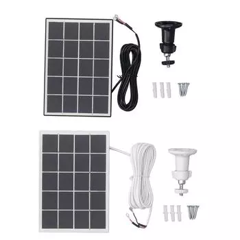 3 Вт 5 В солнечная панель профессиональная эффективная монокристаллическая кремниевая солнечная панель зарядное устройство для наружного использования White