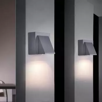 3 Вт 6 Вт COB современный простой креативный уличный водонепроницаемый настенный светильник светодиодный светильник для двора лампа для ворот терраса балкон сад настенный светильник Warm white light