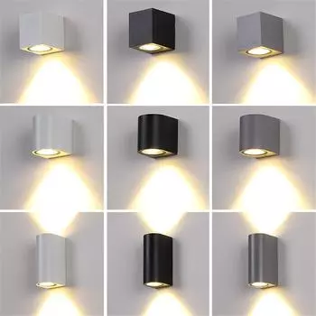3 Вт 6 Вт светодиодный уличный настенный светильник водонепроницаемый IP65 крыльцо садовый светильник внутреннее освещение спальни гостиной балкона домашнее освещение G10 настенный бра Warm White (2700-3500K)