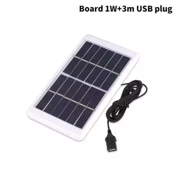 3 Вт многофункциональная солнечная панель 6 В фотоэлектрическая панель наружное зарядное устройство для мобильного телефона аварийный источник питания для iPhone16 Huawei A1