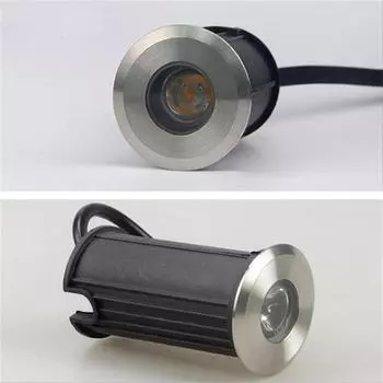 3 Вт уличный звездный светильник подземный светильник встроенный светодиодный подводный светильник из нержавеющей стали мини маленький квадратный подземный светильник DC24V 3000K