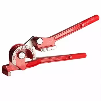 3 в 1 180-градусный гибочный инструмент 6 мм 8 мм 10 мм для тормозных трубок, латунных, медных, для трубок, для топливных тормозных трубок, инструмент для гибки, красный