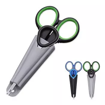 3 в 1 3 шт. Нержавеющая сталь острые рыболовные ножницы Unhooker многоцелевой резак для лески портативный съемник крючков с крышкой