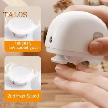 3-в-1 электрическая машинка для стрижки ногтей, полировщик со светодиодной подсветкой, 2-скоростная регулируемая пилка для ногтей Type-C, перезаряжаемая, автоматическая, для детей, взрослых, пожилых людей белый