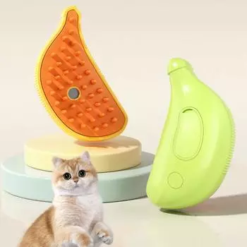 3 в 1 электрическая массажная щетка для кошек, спрей-массаж, расческа для домашних животных, расческа для красоты домашних животных, расческа для удаления волос с паровой щеткой для домашних животных