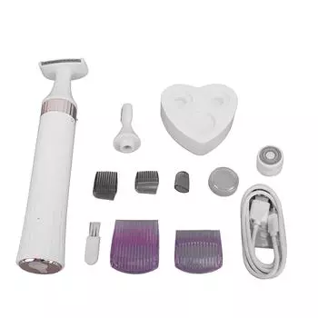 3 в 1 электрический триммер для ухода за кожей у женщин, многофункциональный электрический триммер для бровей и волос на теле