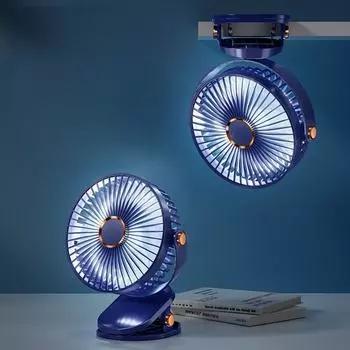 3 в 1 электрический вентилятор портативный кондиционер 1200 мАч USB перезаряжаемый клипса охлаждающие вентиляторы с ночной подсветкой мини-вентилятор для путешествий