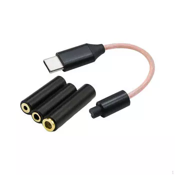 3 в 1 аудиокабель Type C для наушников многофункциональный адаптер Purer для наушников USB 3,5 мм