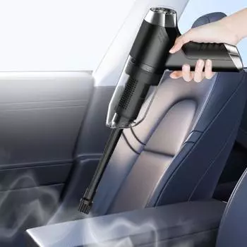 3 в 1 автомобильный пылесос мини-портативная портативная беспроводная машина для очистки с сильным всасыванием чёрный