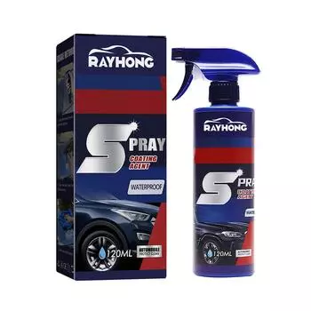 3 в 1 автомобильный воск-спрей для полировки высокой защиты 120 мл автомобильное лакокрасочное покрытие устраняет пятна грязи гидрофобное средство для полировки краски