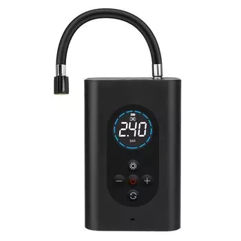 3 в 1 Автомобильный воздушный компрессор Беспроводной насос для накачки шин Портативный автоматический насос Цифровой шинный насос 150PSI Air чёрный