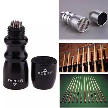 3 в 1 бильярдный кий Prick Tapper Shaper Snooker Accessories Бильярдный кий Stick Shaper Scuffer серый