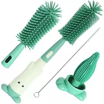 3 в 1 Бюстгальтер Щетка для детских бутылочек Детская щетка для детских бутылочек Щетка для чистки бутылочек Щетка для булавок и булавок Щетка для соломы и булавок Набор щеток для детских бутылочек Щетки для бутылочек с водой