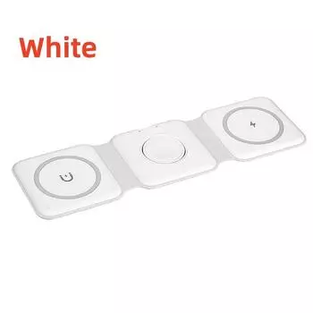 3 в 1 быстрое зарядное беспроводное магнитное зарядное устройство для iPhone 16 15 14 Pro Max Airpods iWatch складное беспроводное зарядное устройство для мобильных телефонов