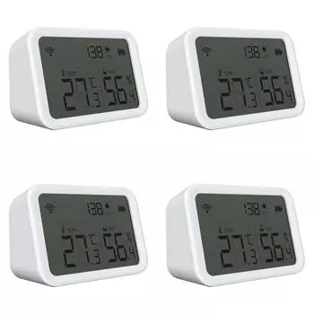 3 в 1 Датчики освещенности Сигнализация Питание от батареи Большой ЖК-дисплей для посадки