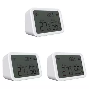 3 в 1 Датчики освещенности Сигнализация Питание от батареи Большой ЖК-дисплей для посадки