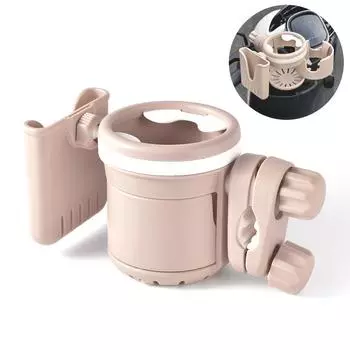 3 в 1 держатель для чашки для детской коляски, многофункциональный нескользящий держатель для кофе и телефона с вращением на 360° для детской коляски, аксессуары