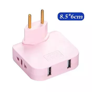 3 в 1 ЕС удлинитель с USB для мобильного телефона зарядное устройство конвертер гнездо