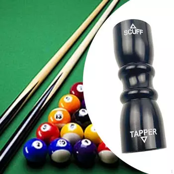 3 в 1 инструмент для ремонта наконечника бильярдного кия, формовщик, аэратор, подарок для энтузиастов чёрный