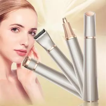 3 в 1 IPX5 Уход за телом для стрижки лица, носа, ушей, удаления волос в носу, перезаряжаемый прибор для удаления, женский триммер для бикини, подмышек