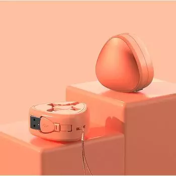 3-в-1 кабель для зарядки с возможностью удаления расширения, многофункциональный USB-кабель для зарядки 3 в 1,1 м, может одновременно заряжать 3 устройства, быстрая зарядка 6 А (оранжевый)