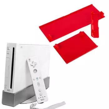 3 в 1 красная крышка слота для карты памяти Крышки крышки для консоли Nintendo Wii Замена