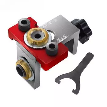 3 в 1 набор локаторов для пробивки отверстий, деревообрабатывающий дырокол, регулируемый бытовая мебель, набор инструментов для самостоятельного сверления, аксессуары красный