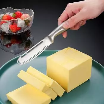 3 в 1 нож для масла из нержавеющей стали нож для масла сыр десерт джем масленка скребок для крема хлеборезка насадка для масла onesize