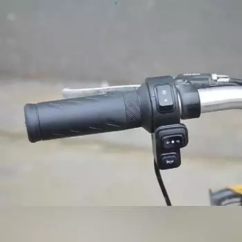 3 в 1 переключатель для мотоцикла, электрического велосипеда, скутера, квадроцикла, фары, поворотника, клаксона, кнопка включения/выключения для руля диаметром 22 мм для мотоцикла чёрный