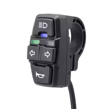 3-в-1 Переключатель света для электровелосипеда, клаксон для электровелосипеда, фары и переключатели поворотов