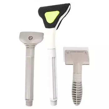 3 в 1 пластиковый легкий аквариумный скребок с длинной ручкой для очистки водорослей набор инструментов