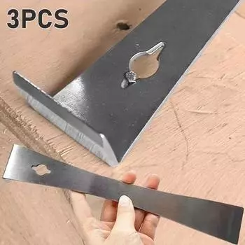 3 в 1 плоская головка монтировки из нержавеющей стали скребок для деревообработки многофункциональный рычаг шпатель для демонтажа деревянных досок инструмент для подъема гвоздей 1PC серебряный