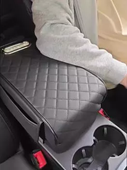 3 в 1 подлокотник автомобиля коробка усилитель подушка коробка для салфеток сумка для хранения чёрный