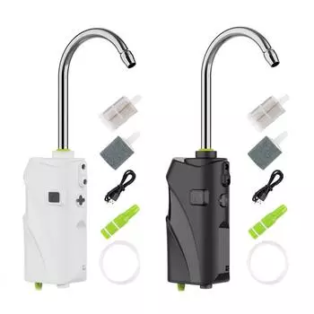 3 в 1 портативный умный индукционный светодиодный светильник для мытья рук рыболовные снасти 2600 мАч автоматическое устройство для всасывания воды для рыбалки на открытом воздухе White белый