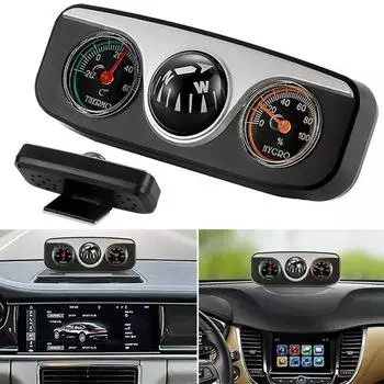 3 в 1 Простой автомобильный термометр Компактный высококачественный АБС-пластик Легко читаемый