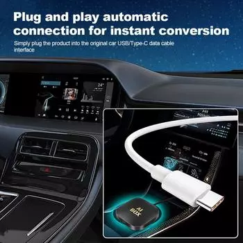 3 в 1 проводной и беспроводной адаптер CarPlay для автомобилей Smart Ai Box Android 13.0 Auto Adapter для Youtube Nexflit Bulit in Play Stroe