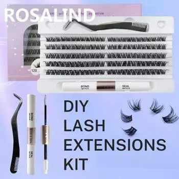 3 в 1 Ресницы Накладные ресницы Инструменты для макияжа Натуральные густые объемные ресницы Красота Пушистые ресницы Лиса