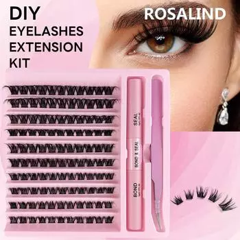 3 в 1 Ресницы Накладные ресницы Инструменты для макияжа Натуральные густые объемные ресницы Красота Пушистые ресницы Лиса