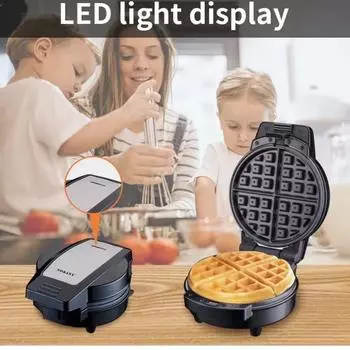 3 в 1 Sanminer 1PC машина для завтрака многофункциональная съемная электрическая машина для печенья вафель пончиков Sanminer бытовая чёрный