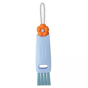 3 в 1 Щетка для бутылок Многофункциональная щетка для крышки чашки для домашней кухни (Голубое небо) Делавэр