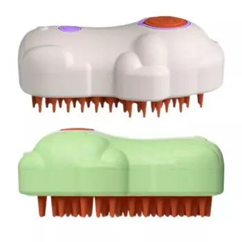 3 в 1 Щетка-спрей для кошек Многофункциональная расческа для линьки кошек Аккумуляторные принадлежности для домашних животных зелёный