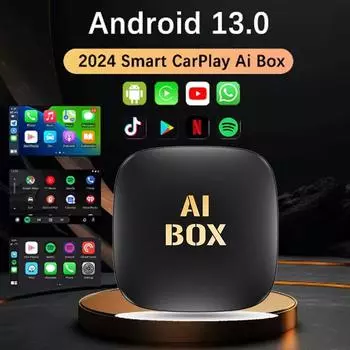 3 в 1 Smart Ai Box Android Wireless CarPlay Android Auto адаптер Android 13.0 CarPlay для Netflix YouTube Автомобильные интеллектуальные системы 2+16G