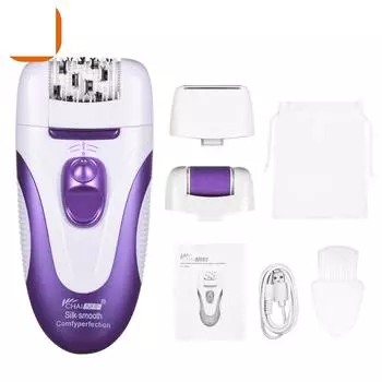 3-в-1 средство для удаления волос, электрическая бритвенная машинка, эпилятор для волос, женская бритва для удаления волос, триммер для фиолетовый
