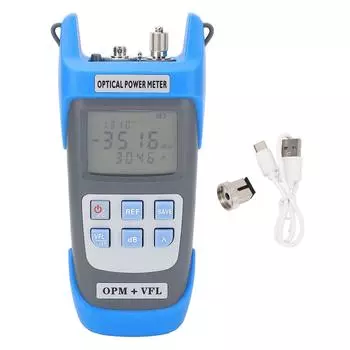3 в 1 тестер оптоволокна 10 длин волн -70 до +10 дБм измеритель оптической мощности 15 мВт 15 км визуальный дефектоскоп